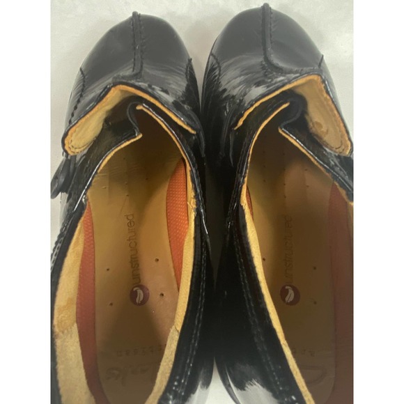 Clarks Unstructured Womens SZ 5 Un Loop 26103621 Black Patent Leather Slip Shoes - Picture 7 of 8